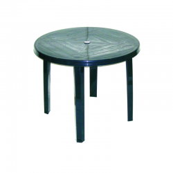 Stół okrągły 90 cm, zielony